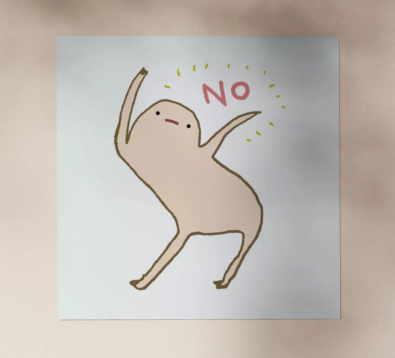 Honest Blob Says No pellicola backlit da Sophie Corrigan