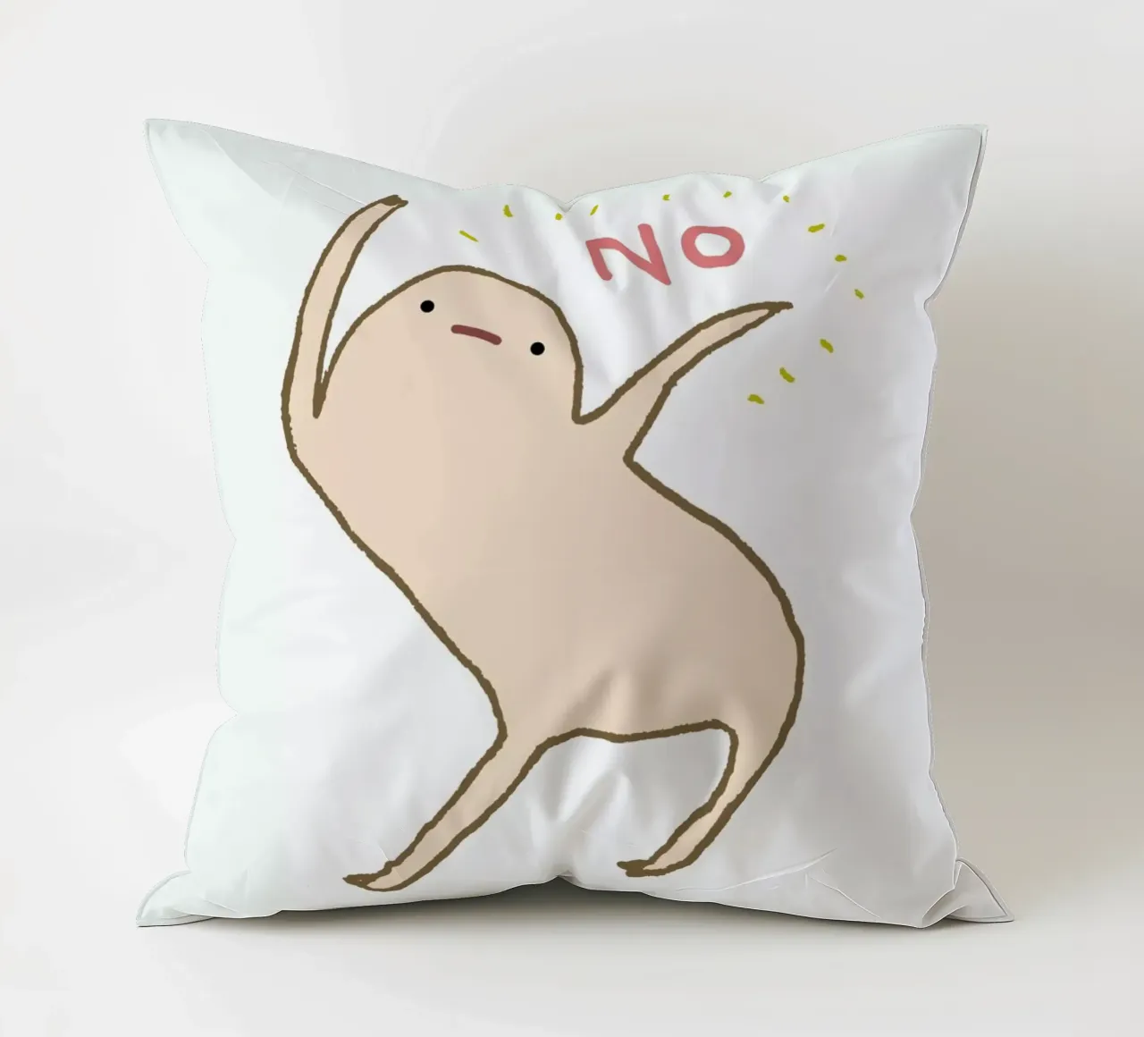 Honest Blob Says No cuscino da Sophie Corrigan