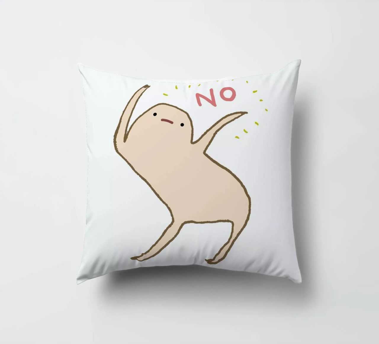 Honest Blob Says No cuscino da Sophie Corrigan
