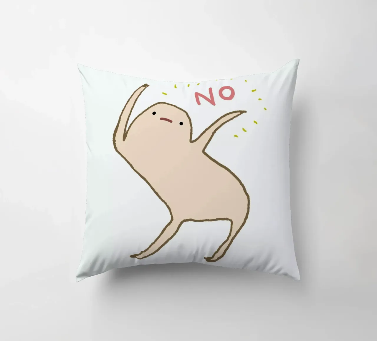 Honest Blob Says No cuscino da Sophie Corrigan