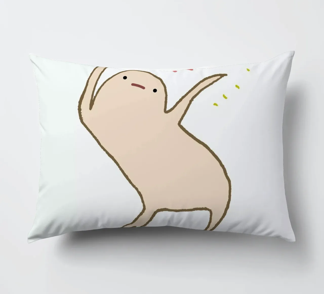 Honest Blob Says No cojín de Sophie Corrigan