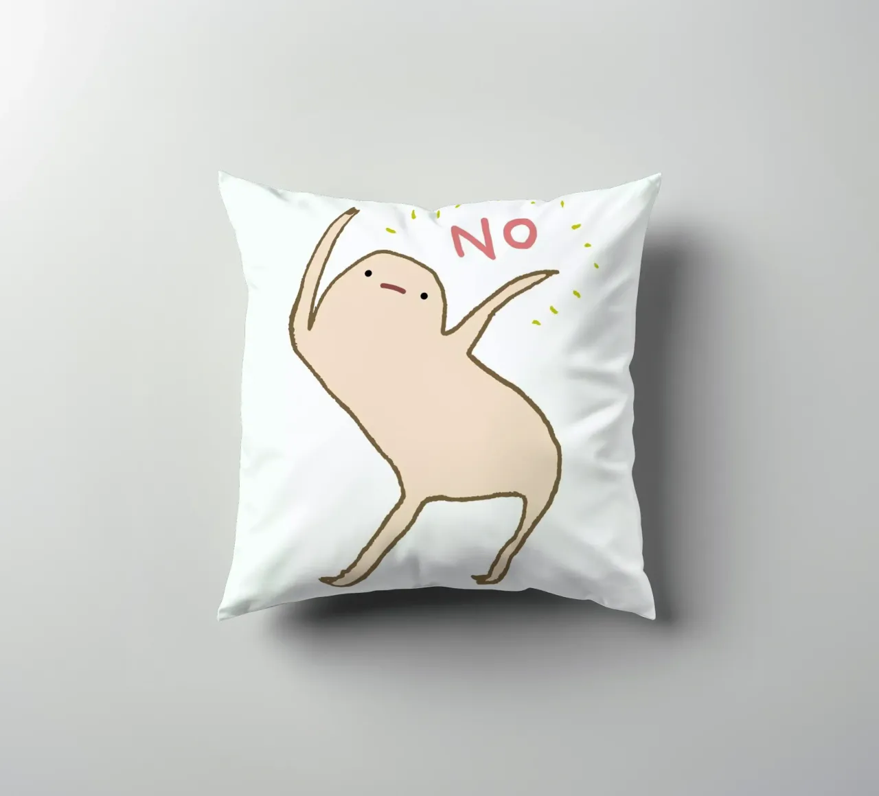 Honest Blob Says No cuscino da Sophie Corrigan