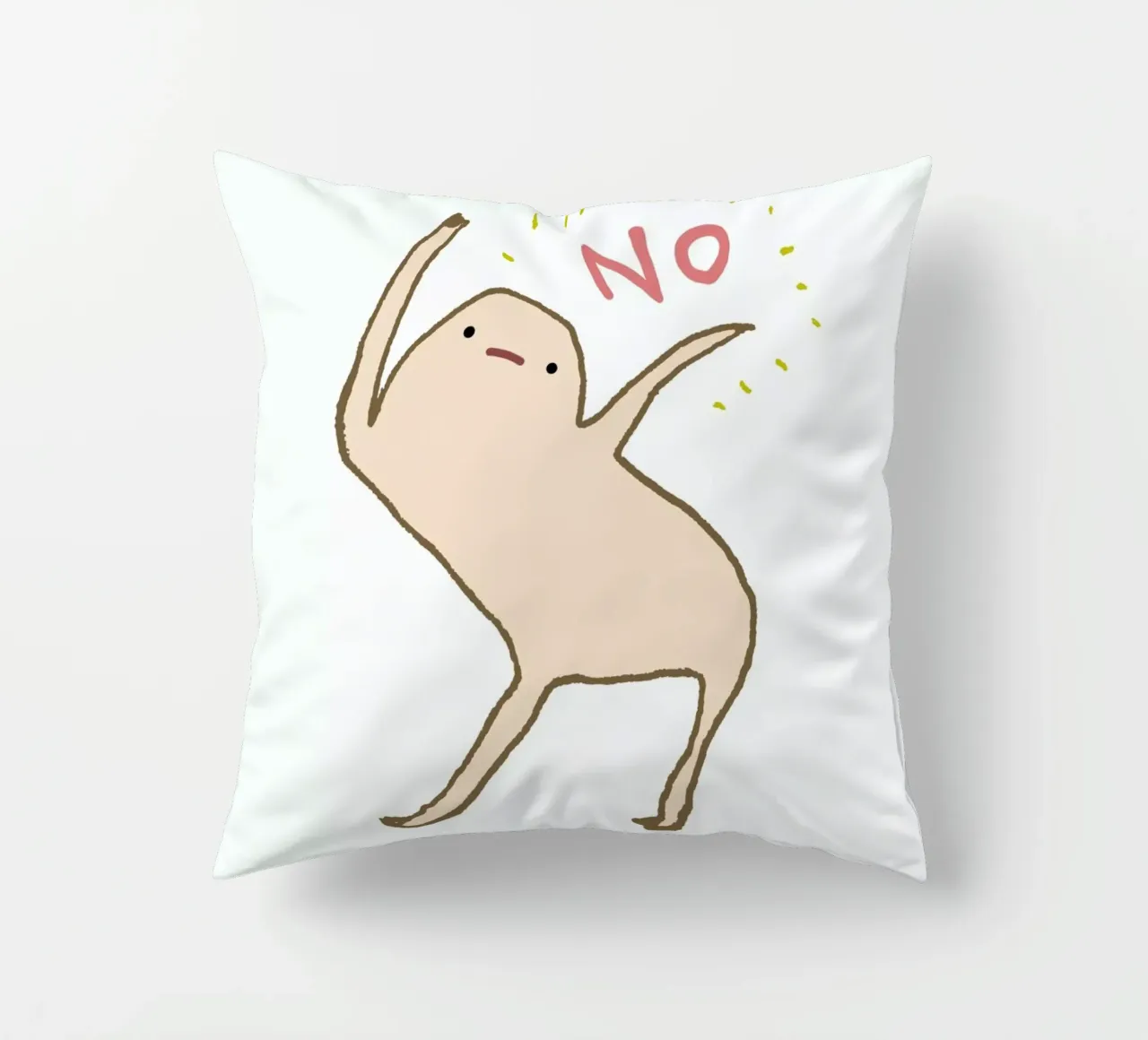 Honest Blob Says No cuscino da Sophie Corrigan