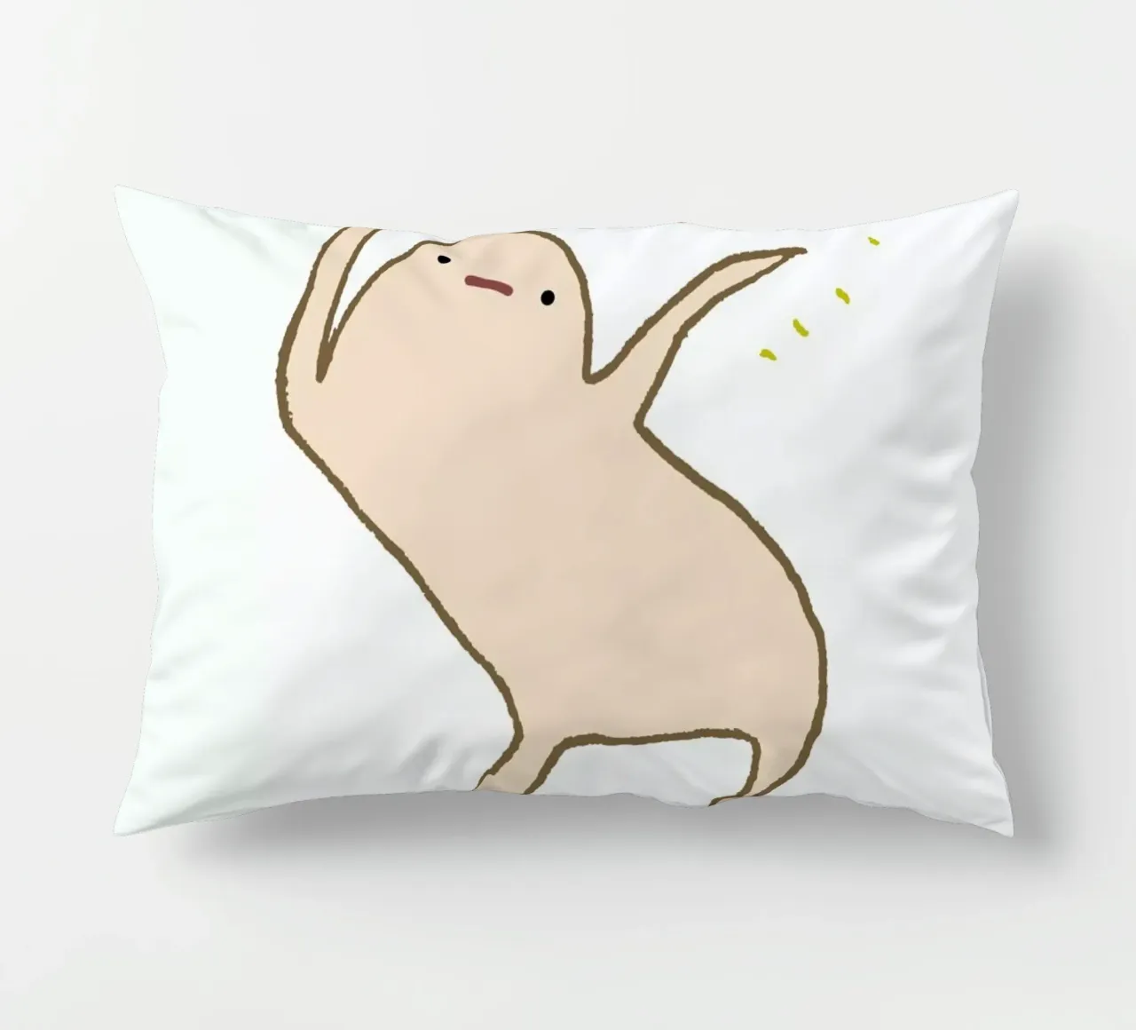 Honest Blob Says No cojín de Sophie Corrigan