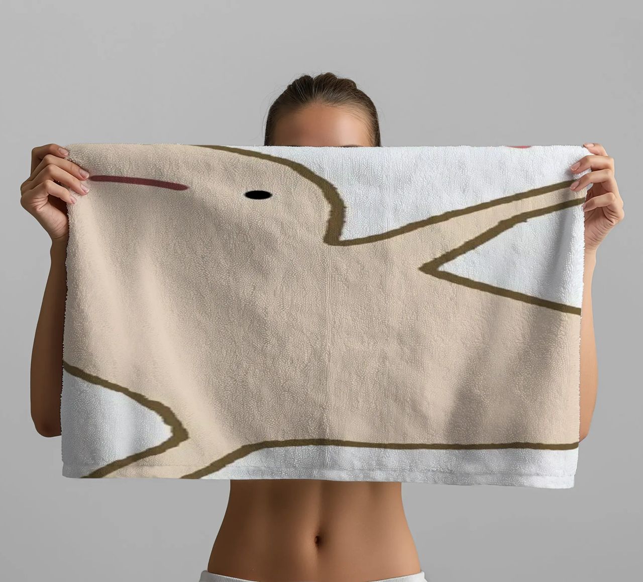 Honest Blob Says No asciugamano da bagno da Sophie Corrigan