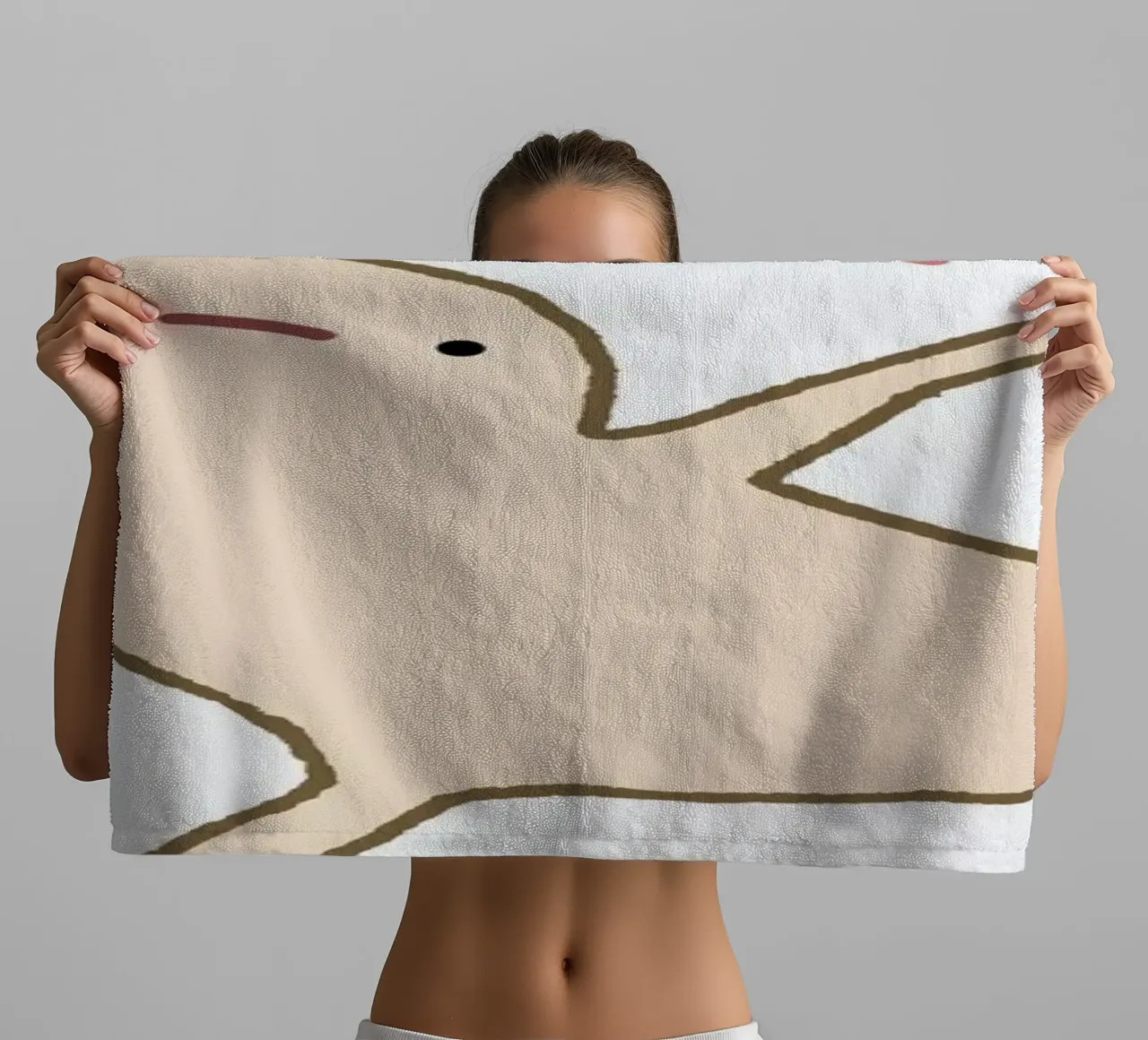 Honest Blob Says No toalla de baño de Sophie Corrigan