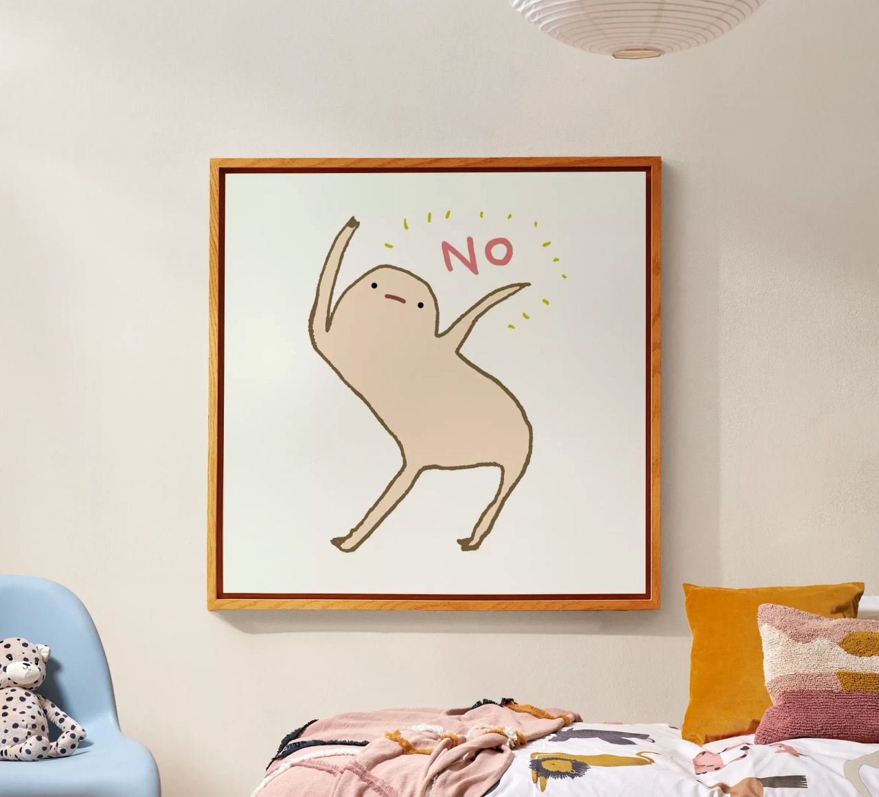 Honest Blob Says No plexiglass da Sophie Corrigan