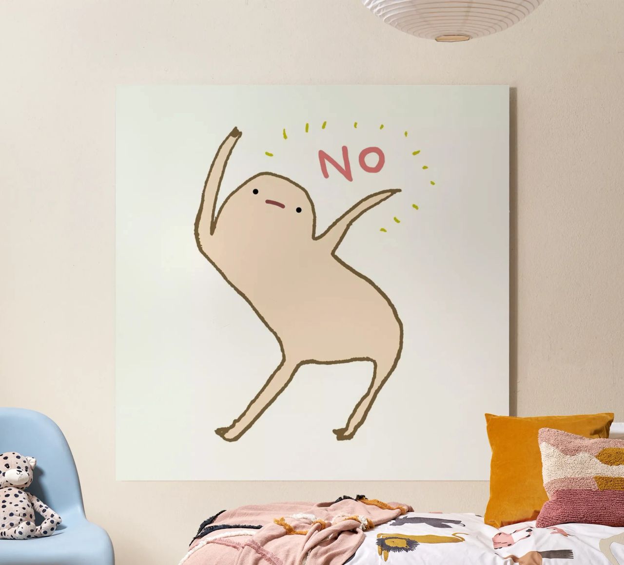 Honest Blob Says No plexiglass da Sophie Corrigan