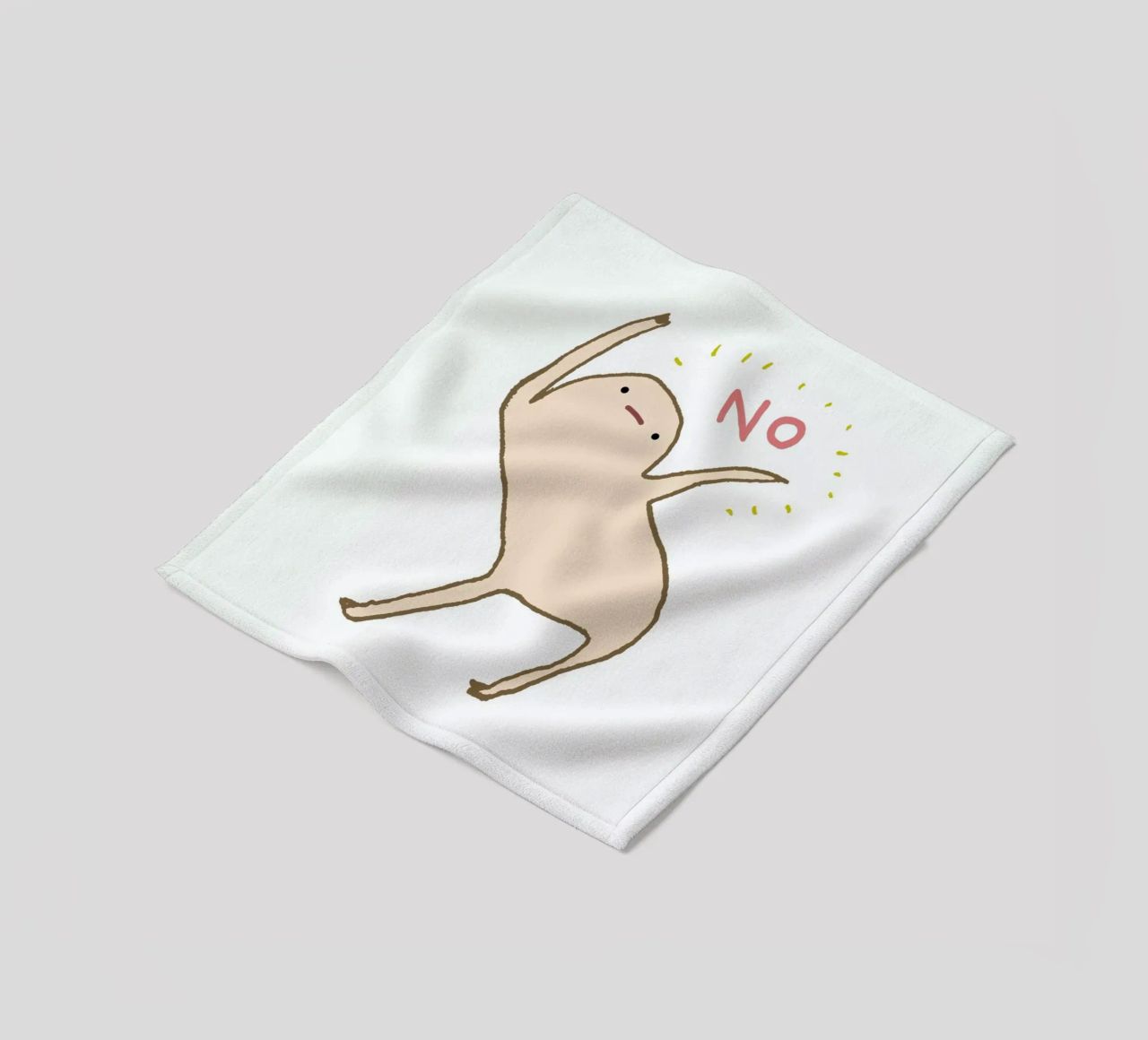 Honest Blob Says No coperta in pile da Sophie Corrigan