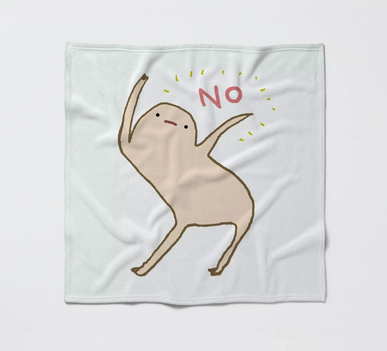 Honest Blob Says No coperta in pile da Sophie Corrigan