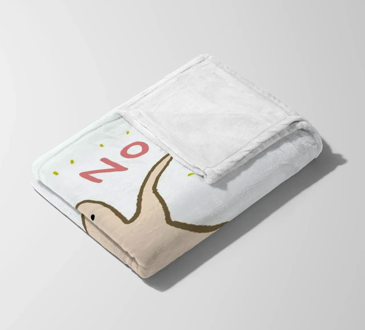 Honest Blob Says No coperta in pile da Sophie Corrigan