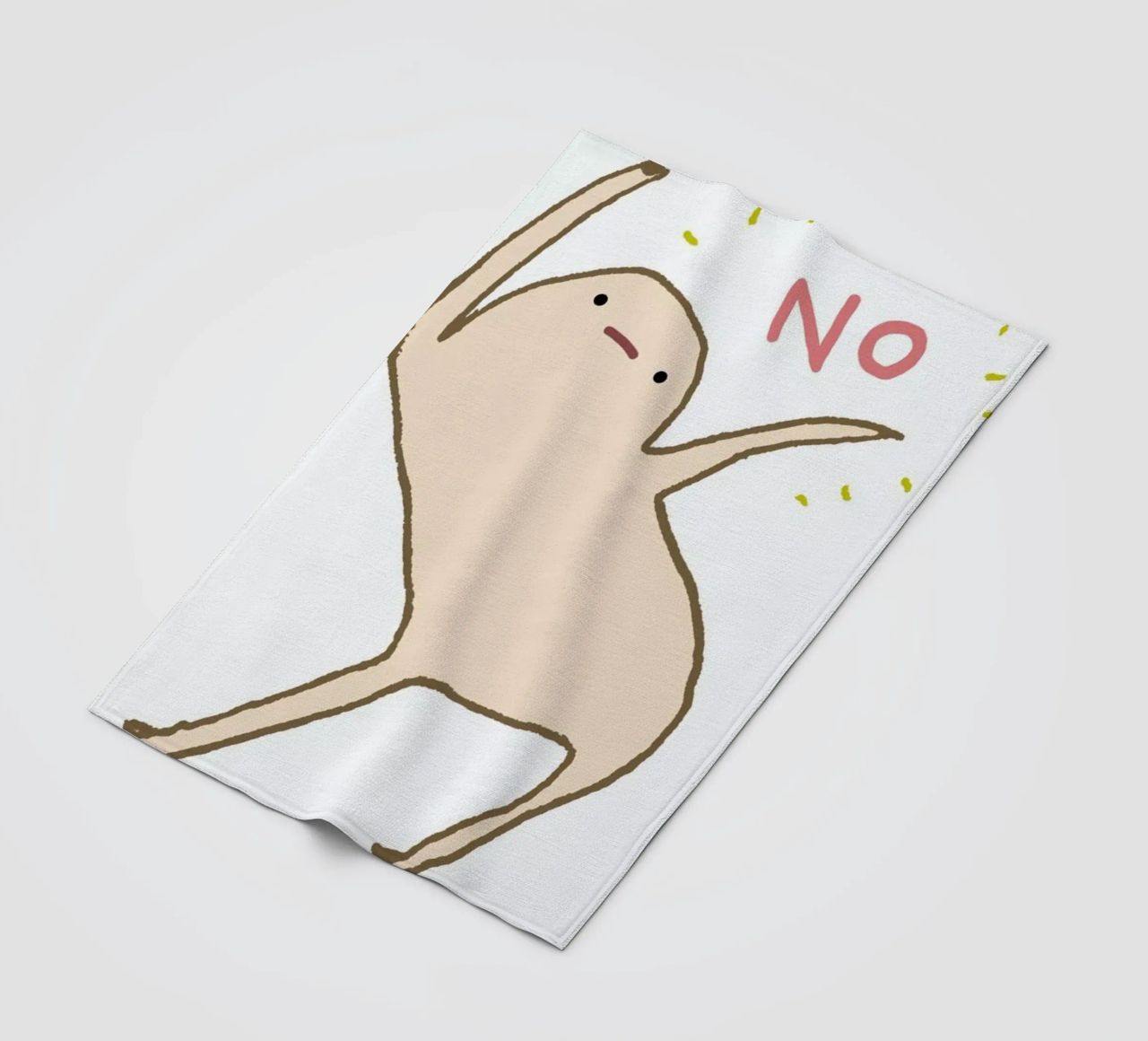 Honest Blob Says No coperta in pile da Sophie Corrigan