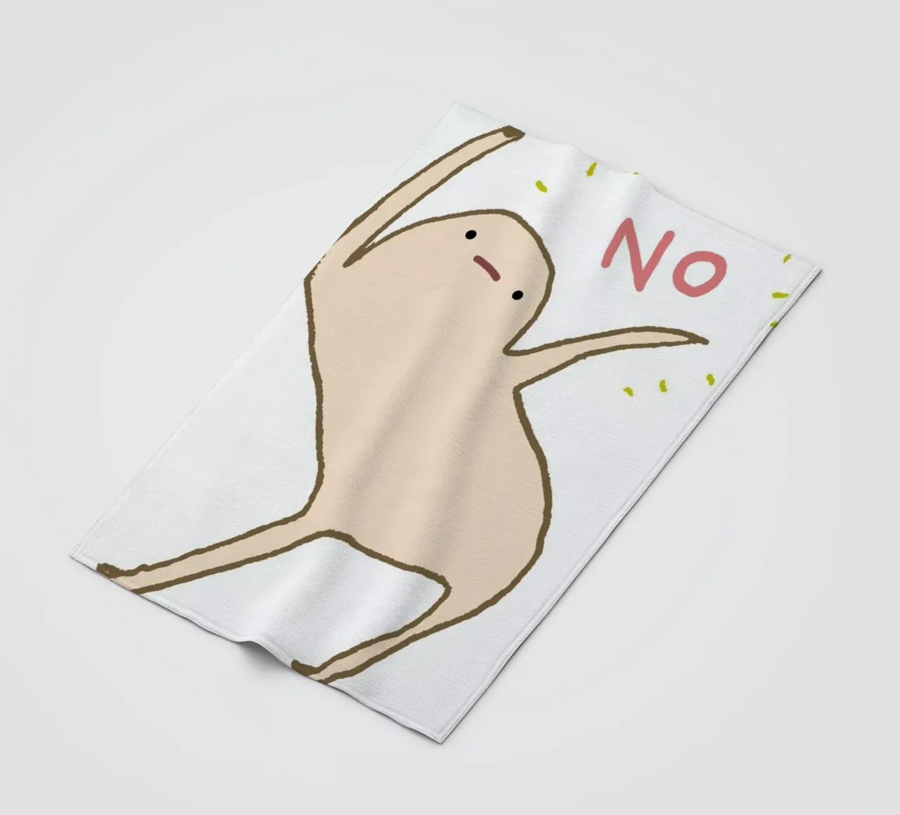 Honest Blob Says No coperta in pile da Sophie Corrigan