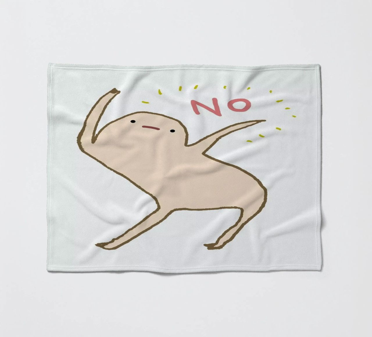 Honest Blob Says No coperta in pile da Sophie Corrigan