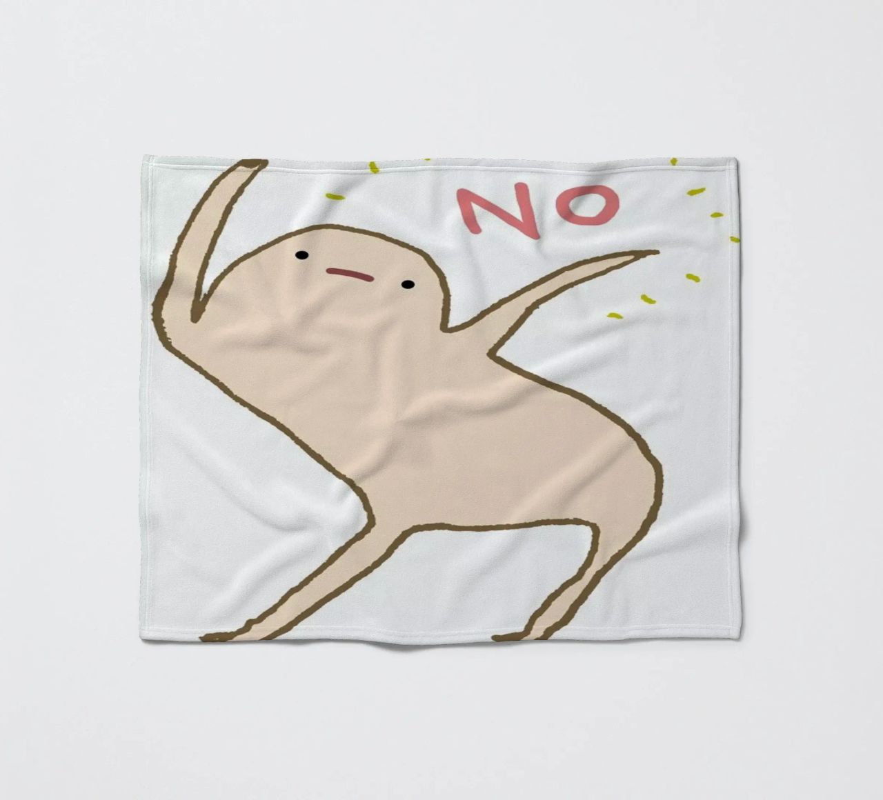 Honest Blob Says No coperta in pile da Sophie Corrigan