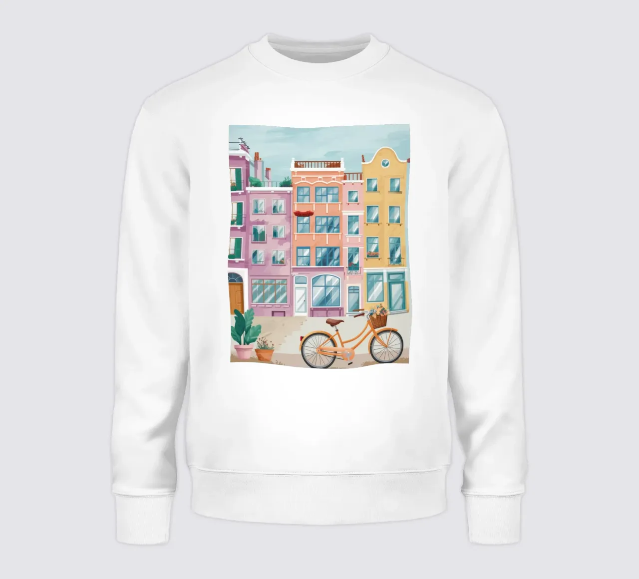 Bicicleta de construcción Peach sudadera de Aurora Muse