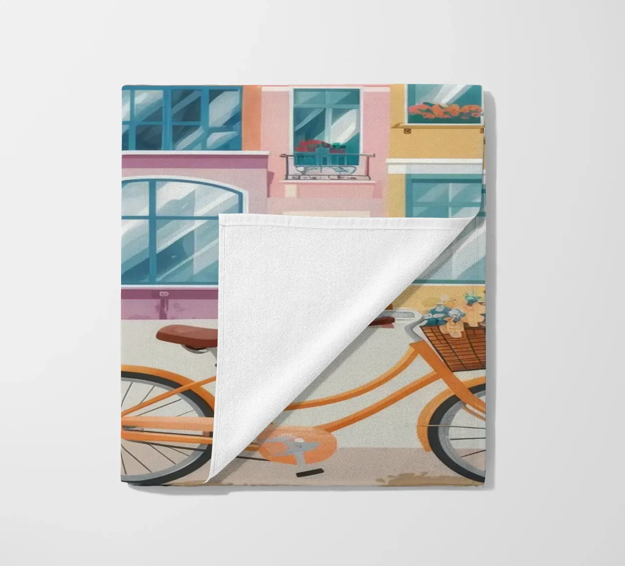 Vélo de construction Peach serviette de plage de Aurora Muse