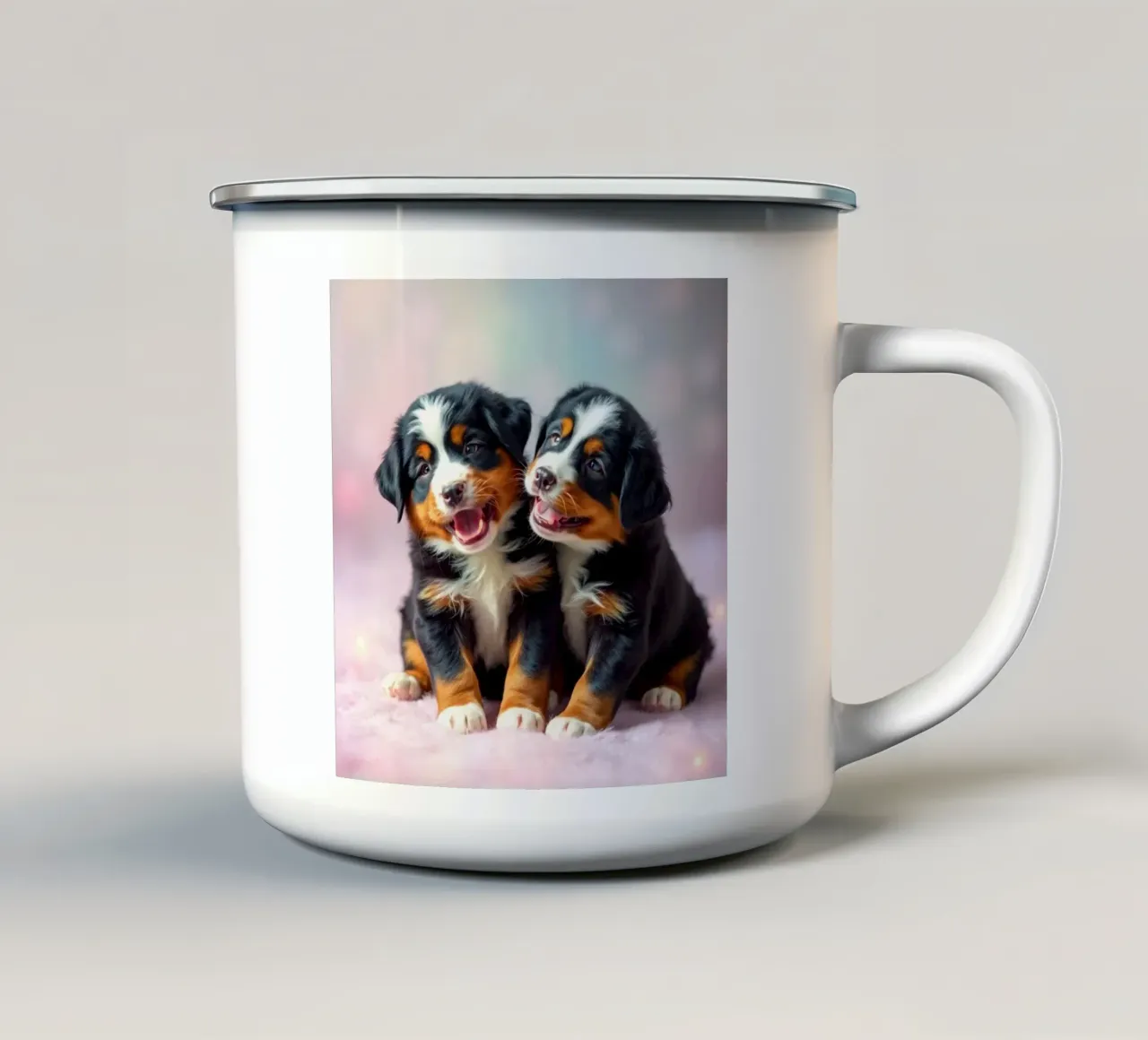 cuccioli carini #113 tazza in smalto da Yumis.Beargang.and.Me
