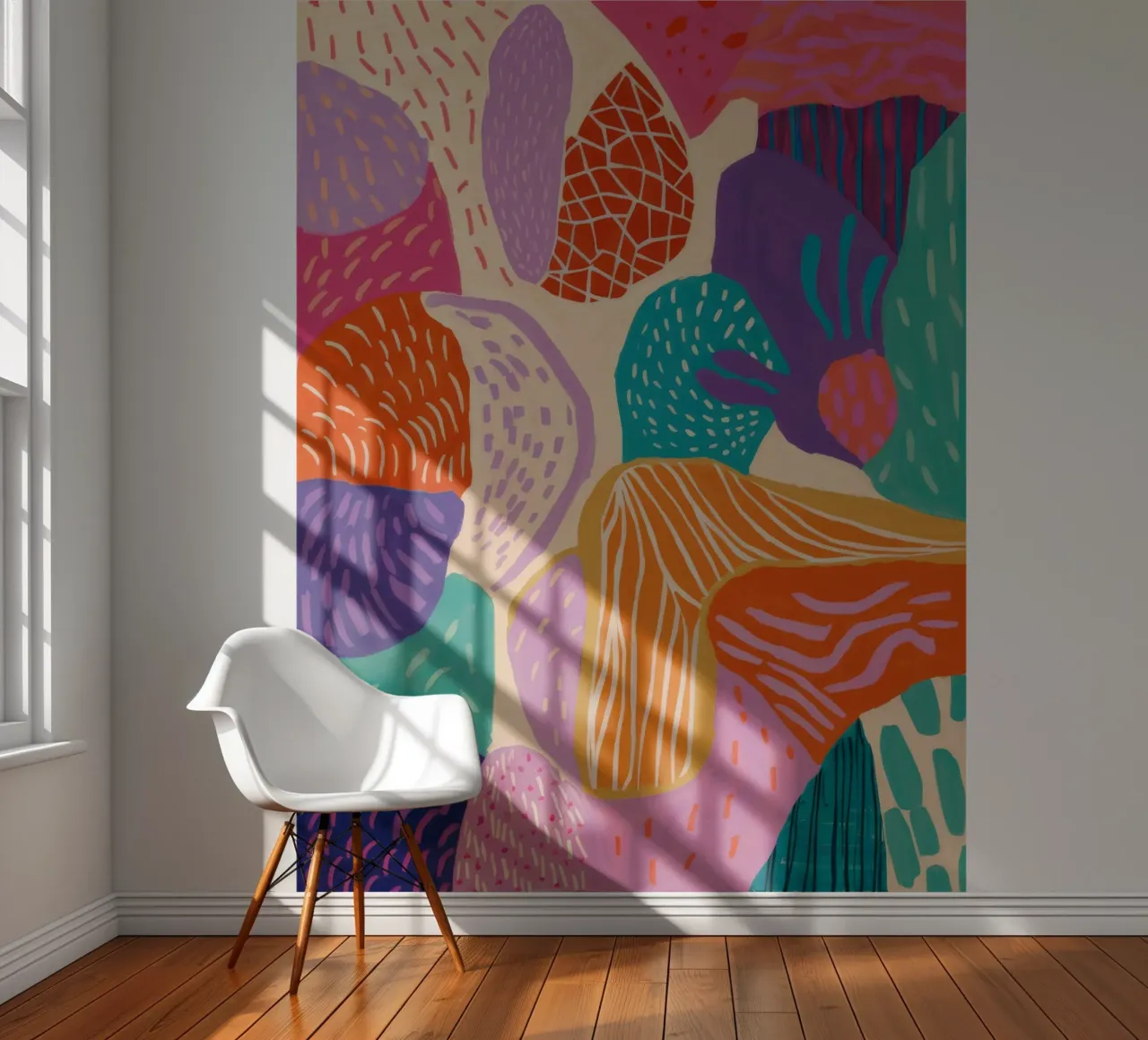 Textured Abstract Landscape photo wallpaper by Ember Stone