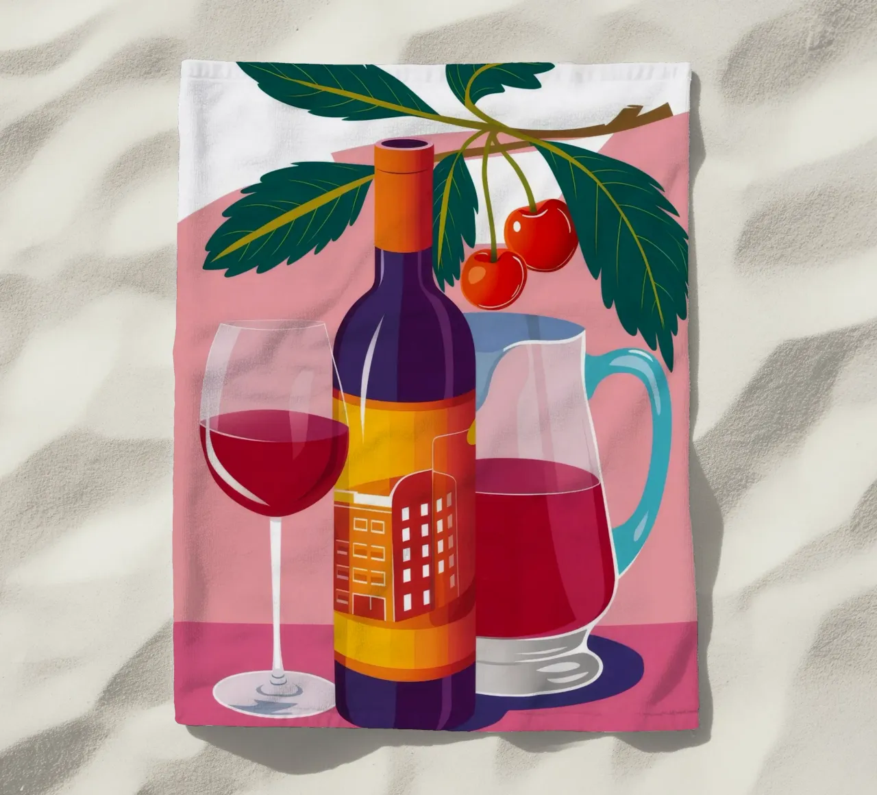 Vino di ciliegia del vigneto telo mare da Jasper Rune