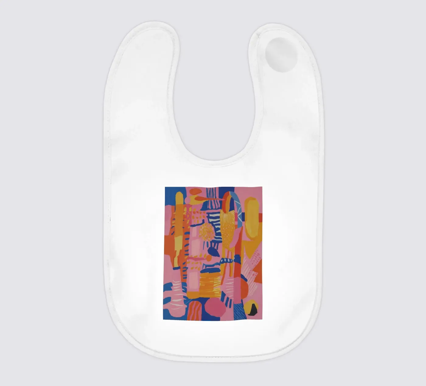 Pastel Geometric Patchwork bavaglino da Ember Stone