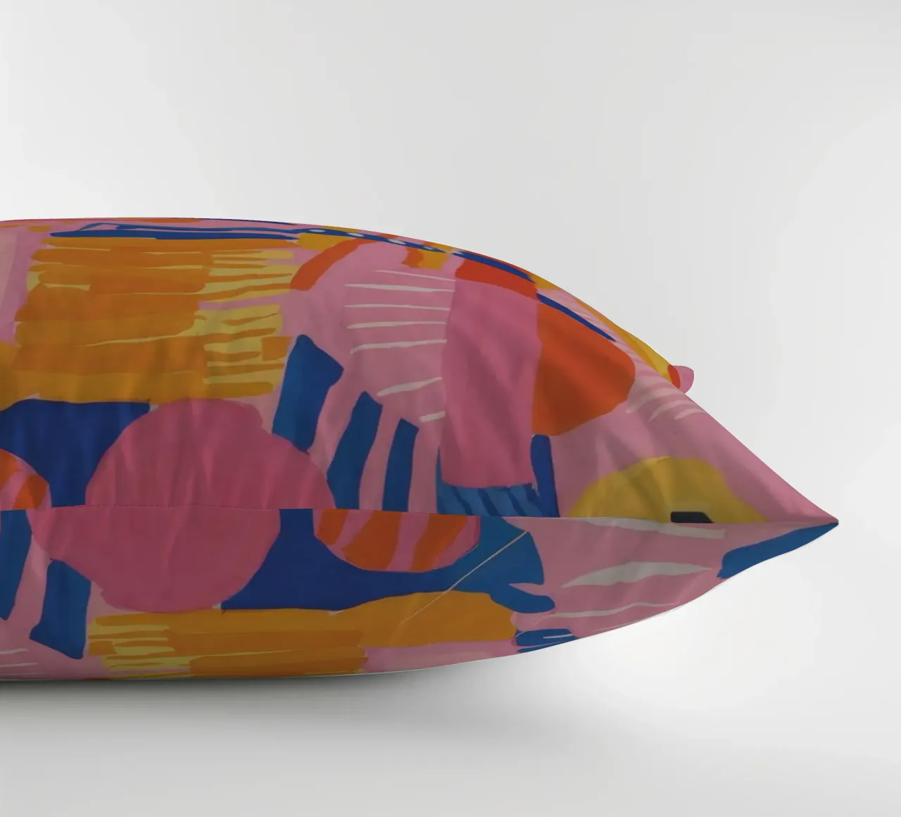 Patchwork geometrico pastello cuscino da Ember Stone