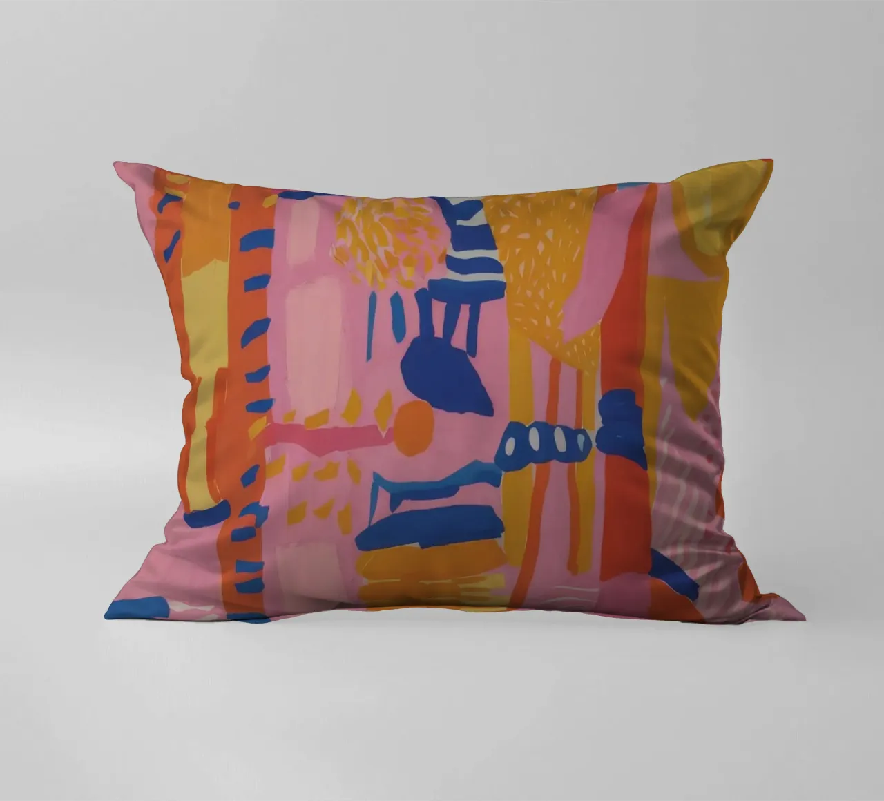 Patchwork geometrico pastello cuscino da Ember Stone