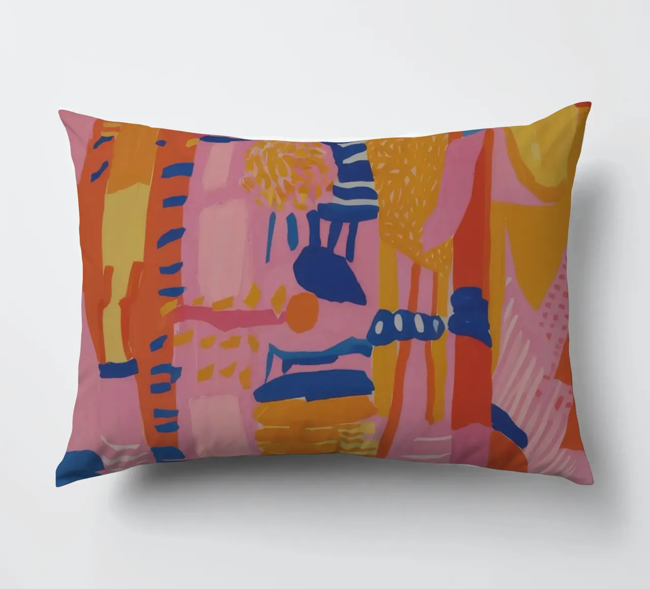 Patchwork geometrico pastello cuscino da Ember Stone