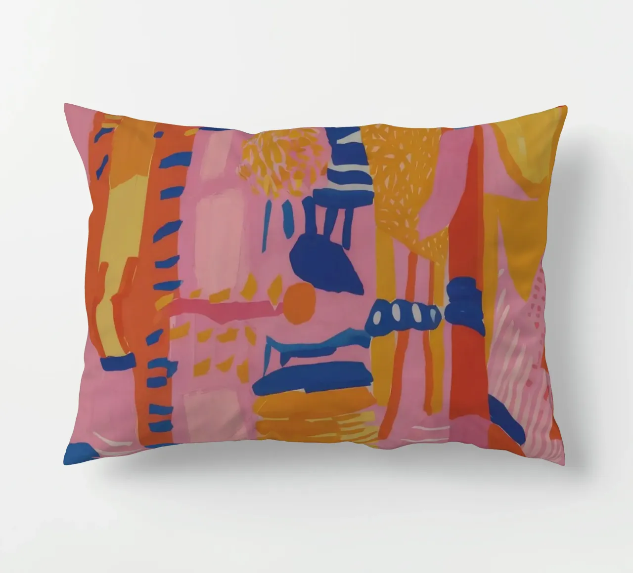 Patchwork geometrico pastello cuscino da Ember Stone