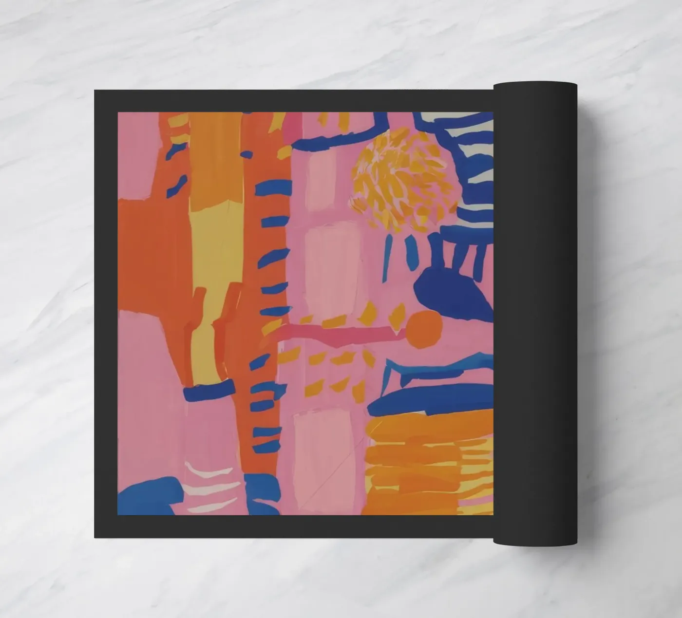 Pastel Geometric Patchwork zerbino da Ember Stone