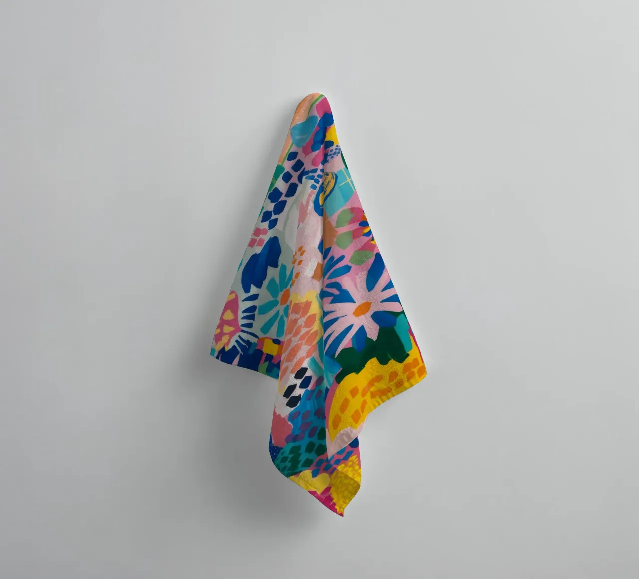 Impressionist Flower Meadow towel by Ember Stone
