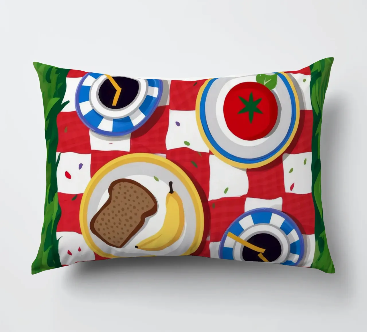 Perfect Picnic Spread decorative cushion by Jasper Rune