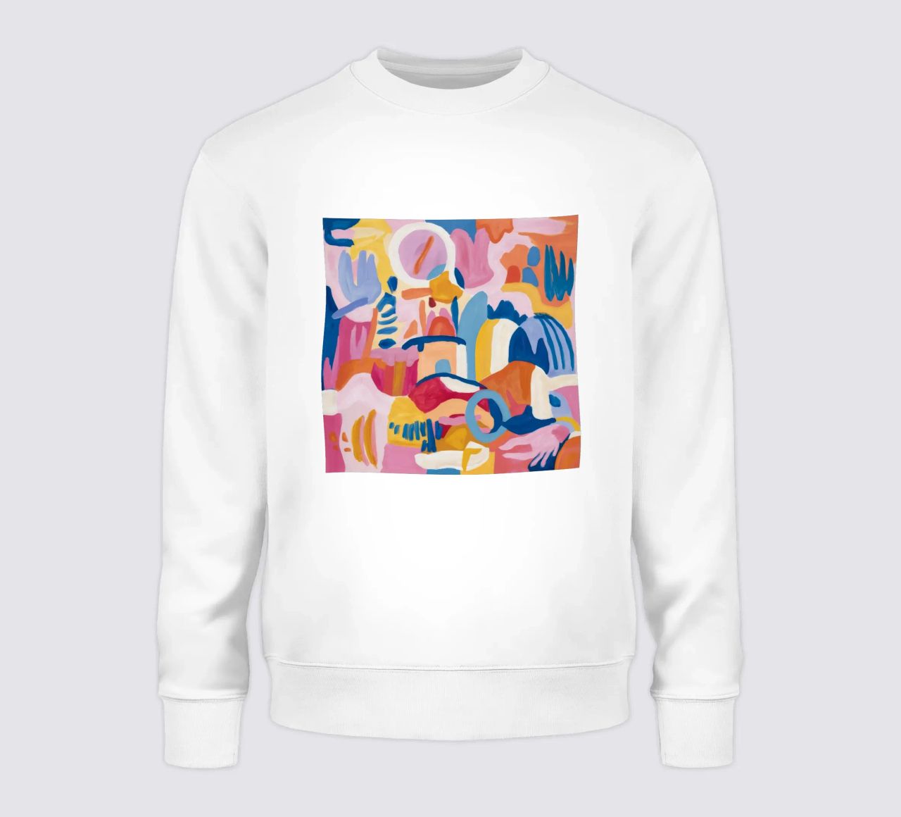 Harmonie bleue fragmentée sweat de Ember Stone
