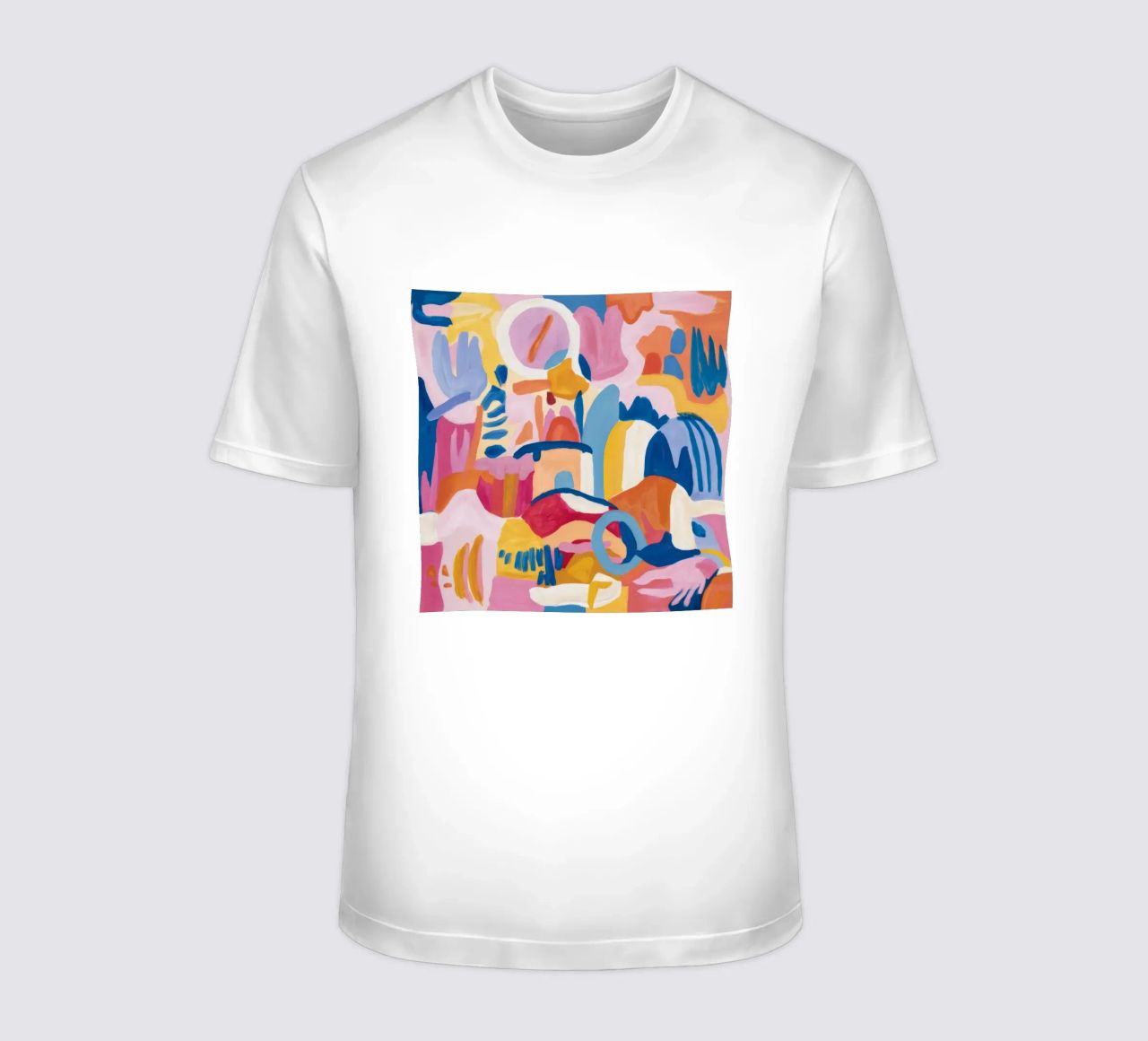 Harmonie bleue fragmentée t-shirt de Ember Stone