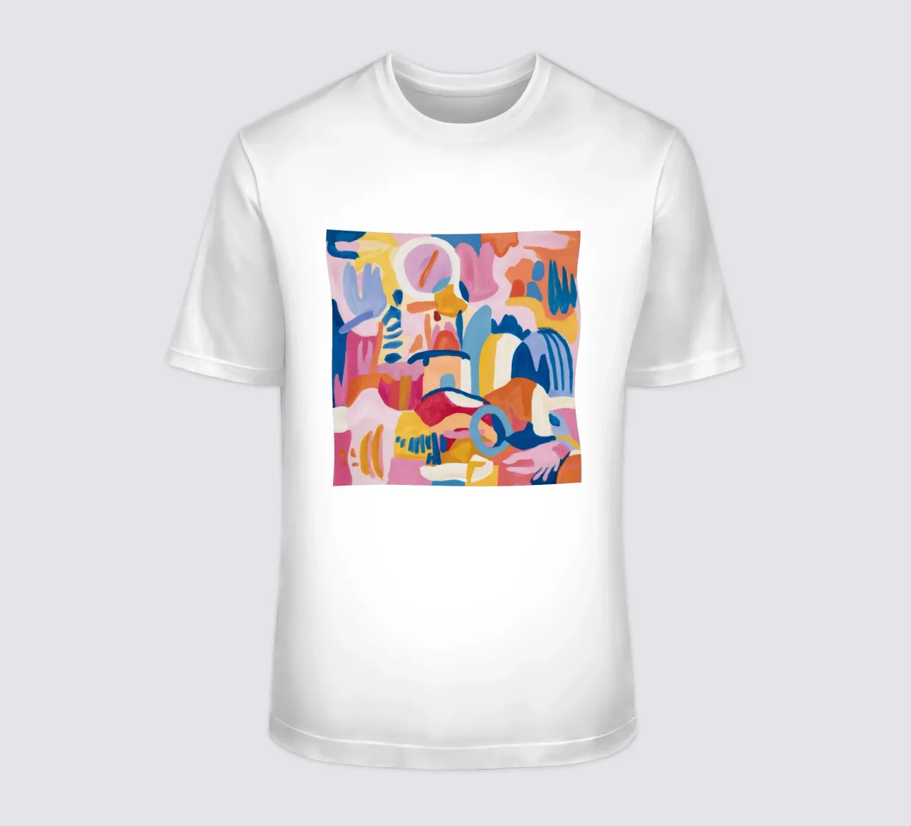 Armonia blu frammentata t-shirt da Ember Stone
