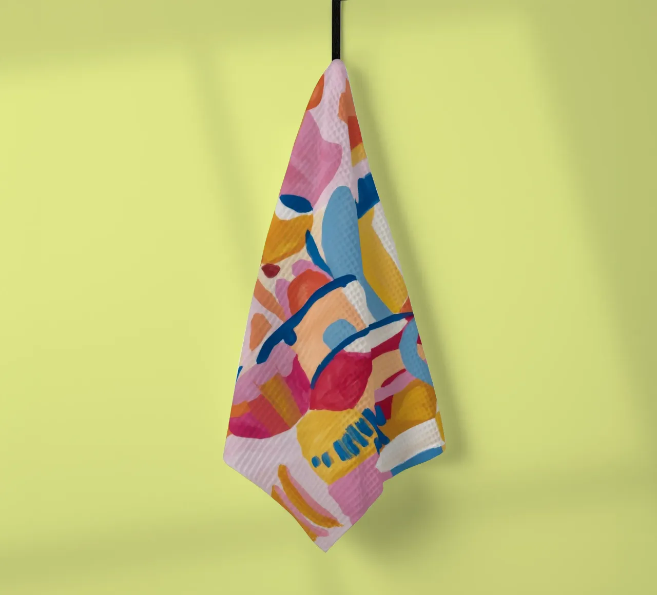 Harmonie bleue fragmentée torchon de Ember Stone