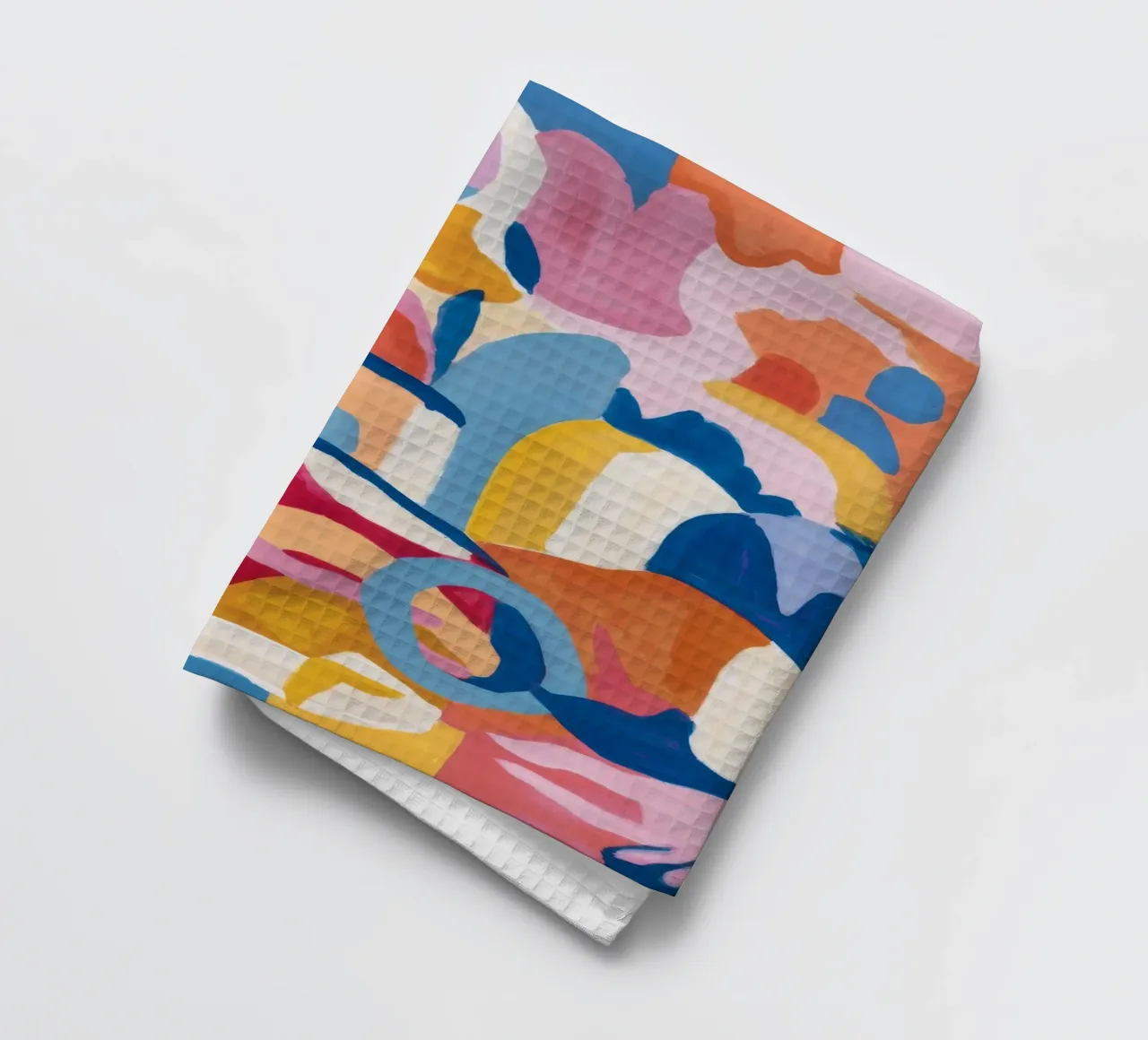 Harmonie bleue fragmentée torchon de Ember Stone