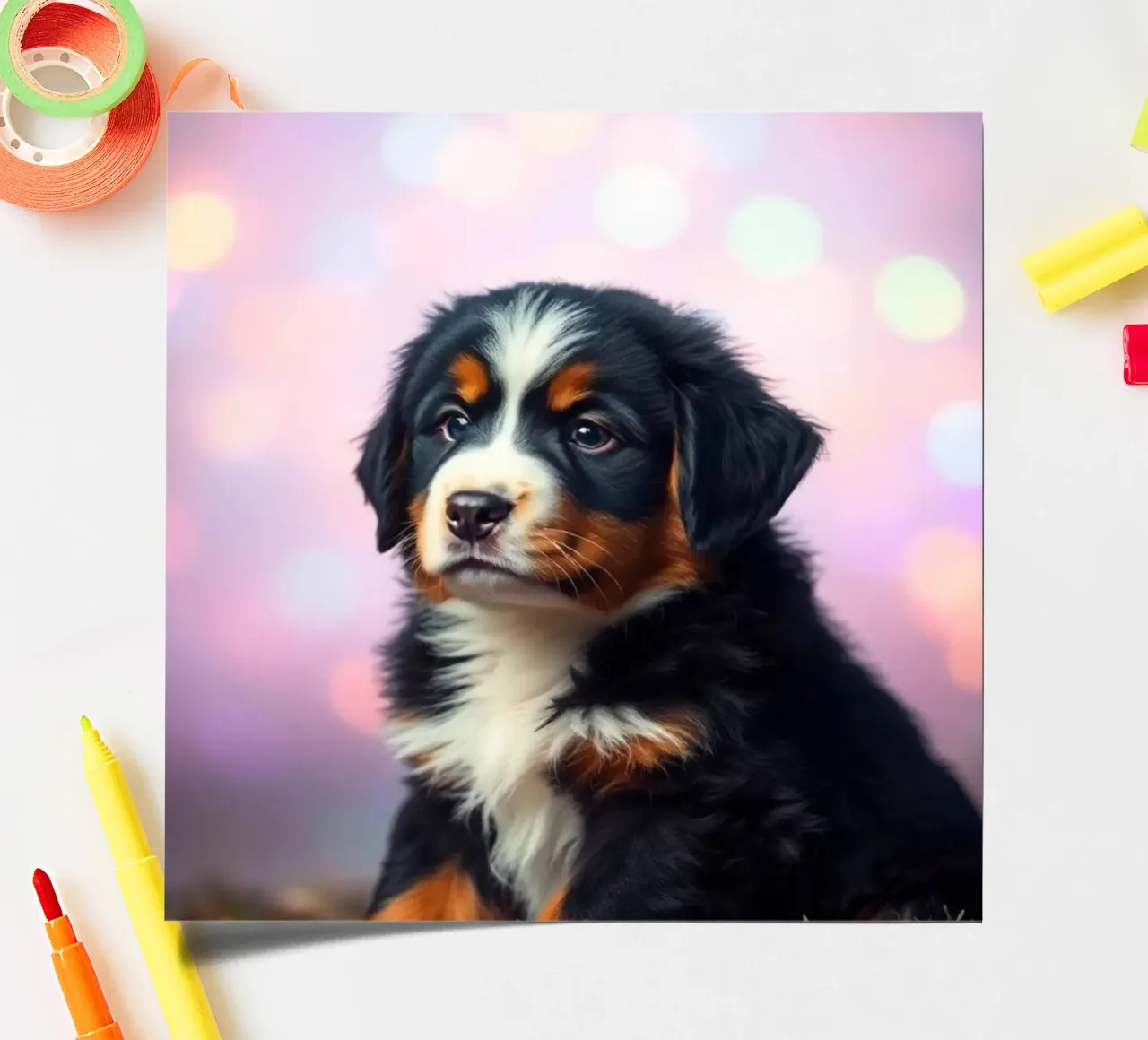 cute little puppies #116 sticker sheet by Yumis.Beargang.and.Me