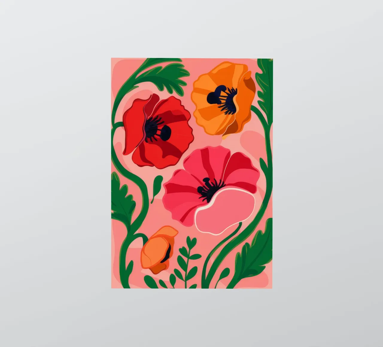 Bold Poppy Statement sticker by Ember Stone