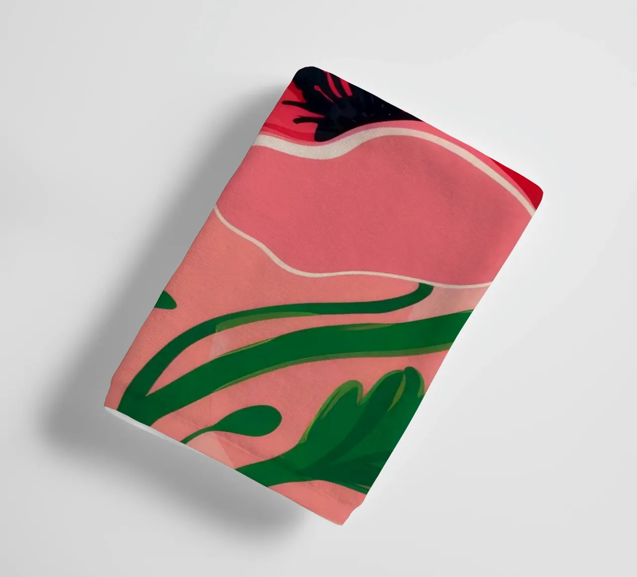 Bold Poppy Statement towel by Ember Stone
