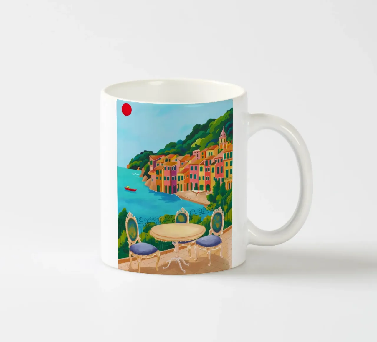 Vue de table côtière mug en céramique de Aurora Muse