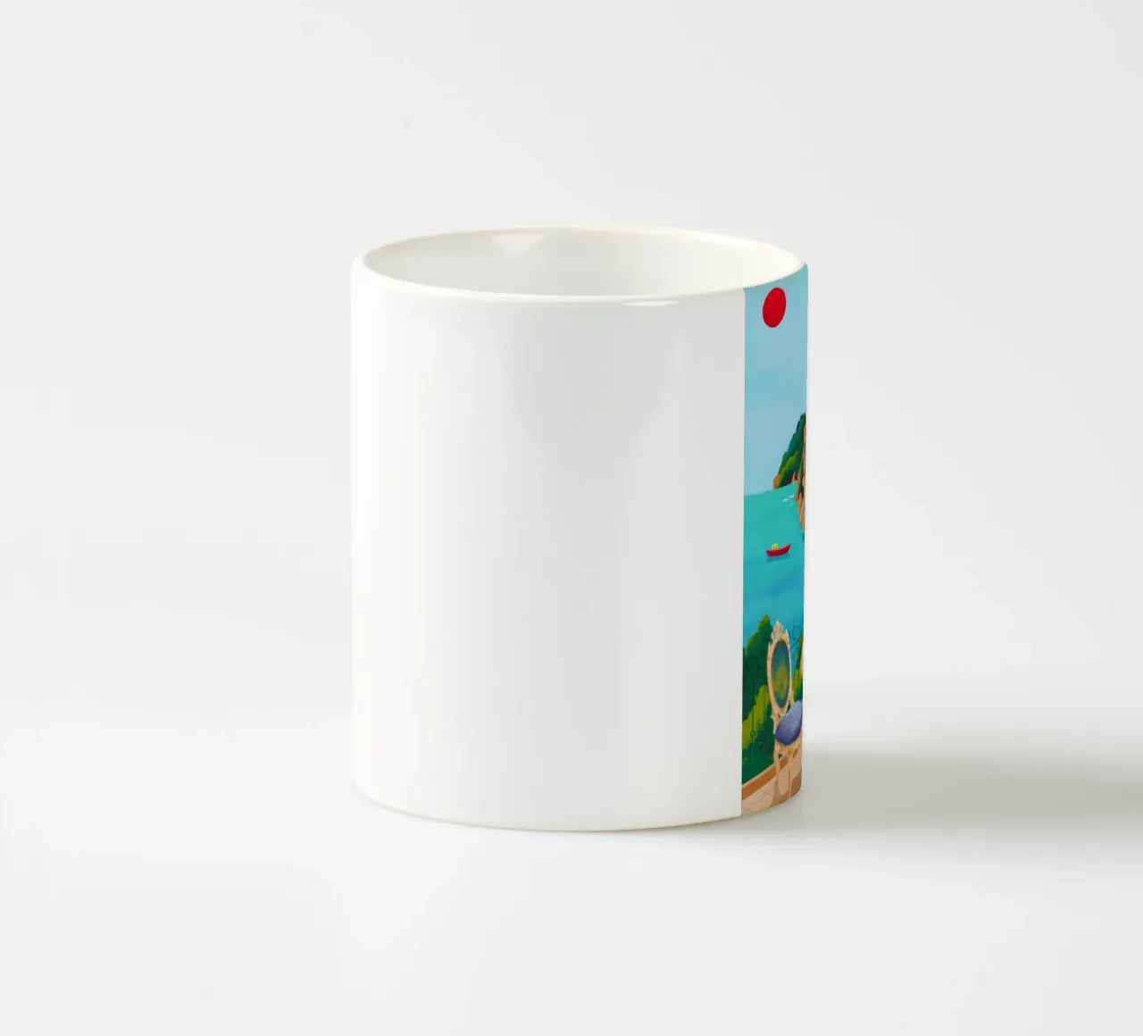 Vue de table côtière mug en céramique de Aurora Muse