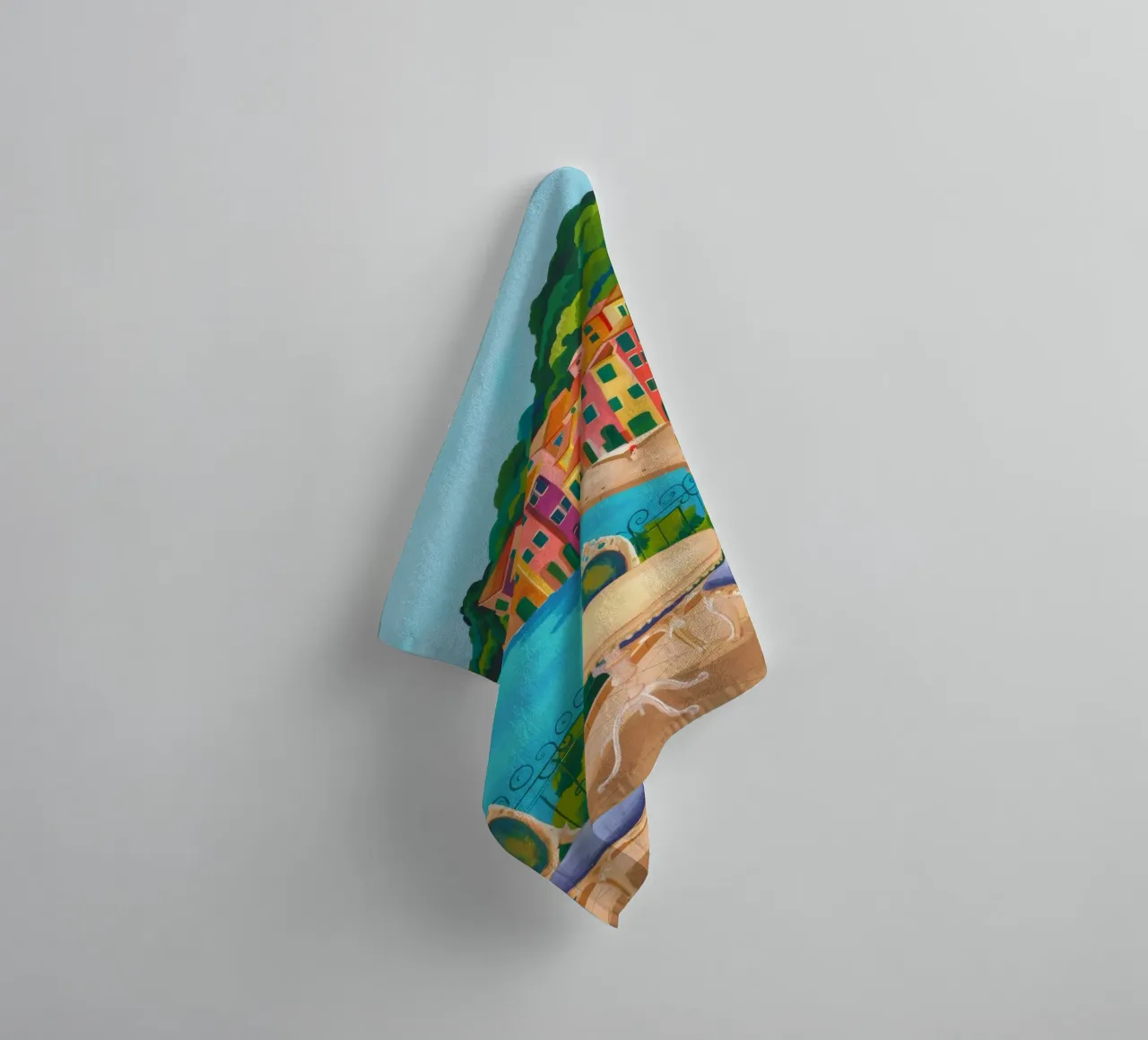 Vue de table côtière serviette de bain de Aurora Muse