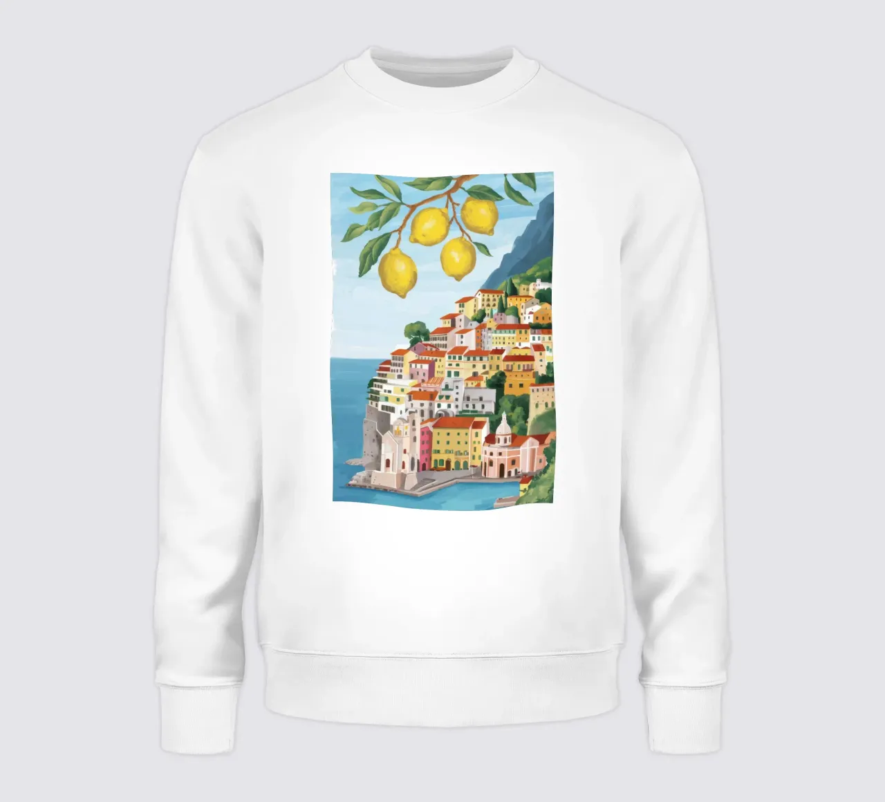 Limone Scogliere di Amalfi felpa da Aurora Muse