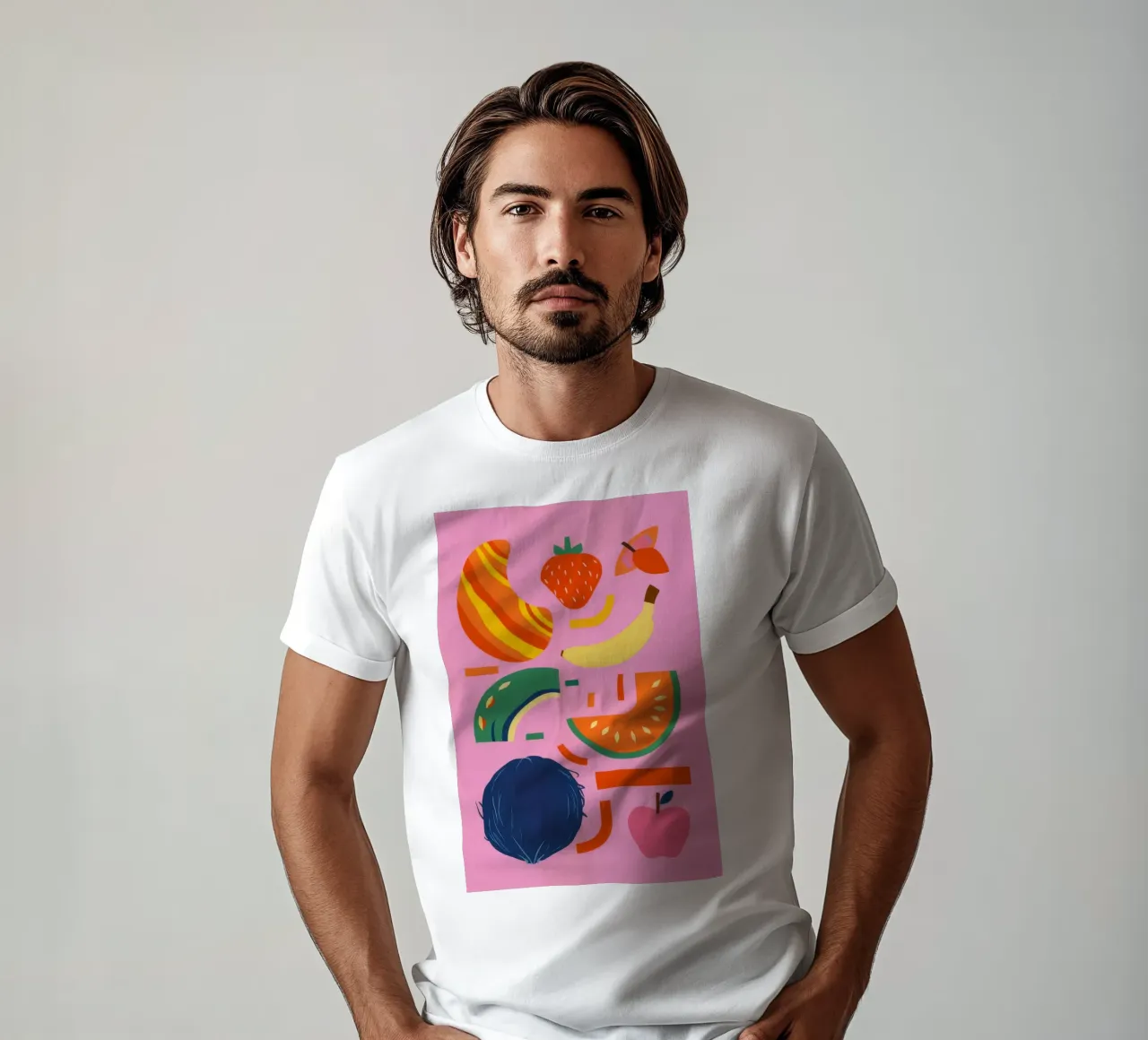 Pop Art Fruit Medley t-shirt by Ember Stone
