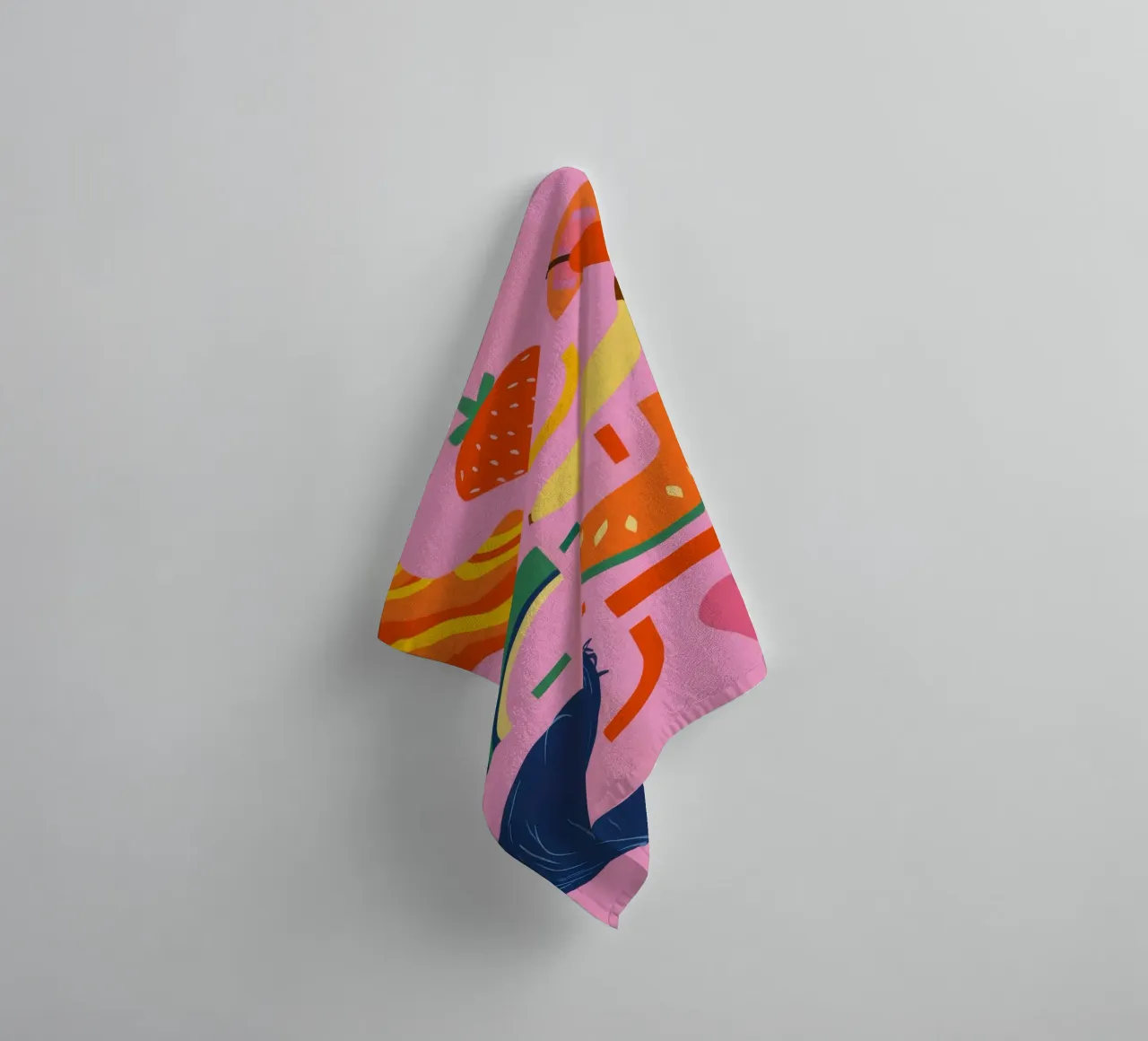Medley di frutta Pop Art asciugamano da bagno da Ember Stone