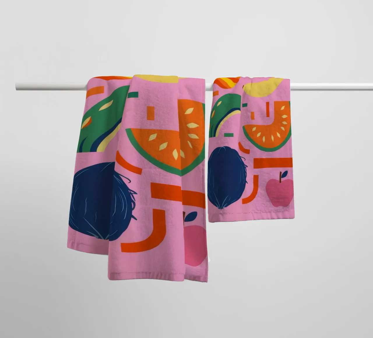 Medley di frutta Pop Art asciugamano da bagno da Ember Stone