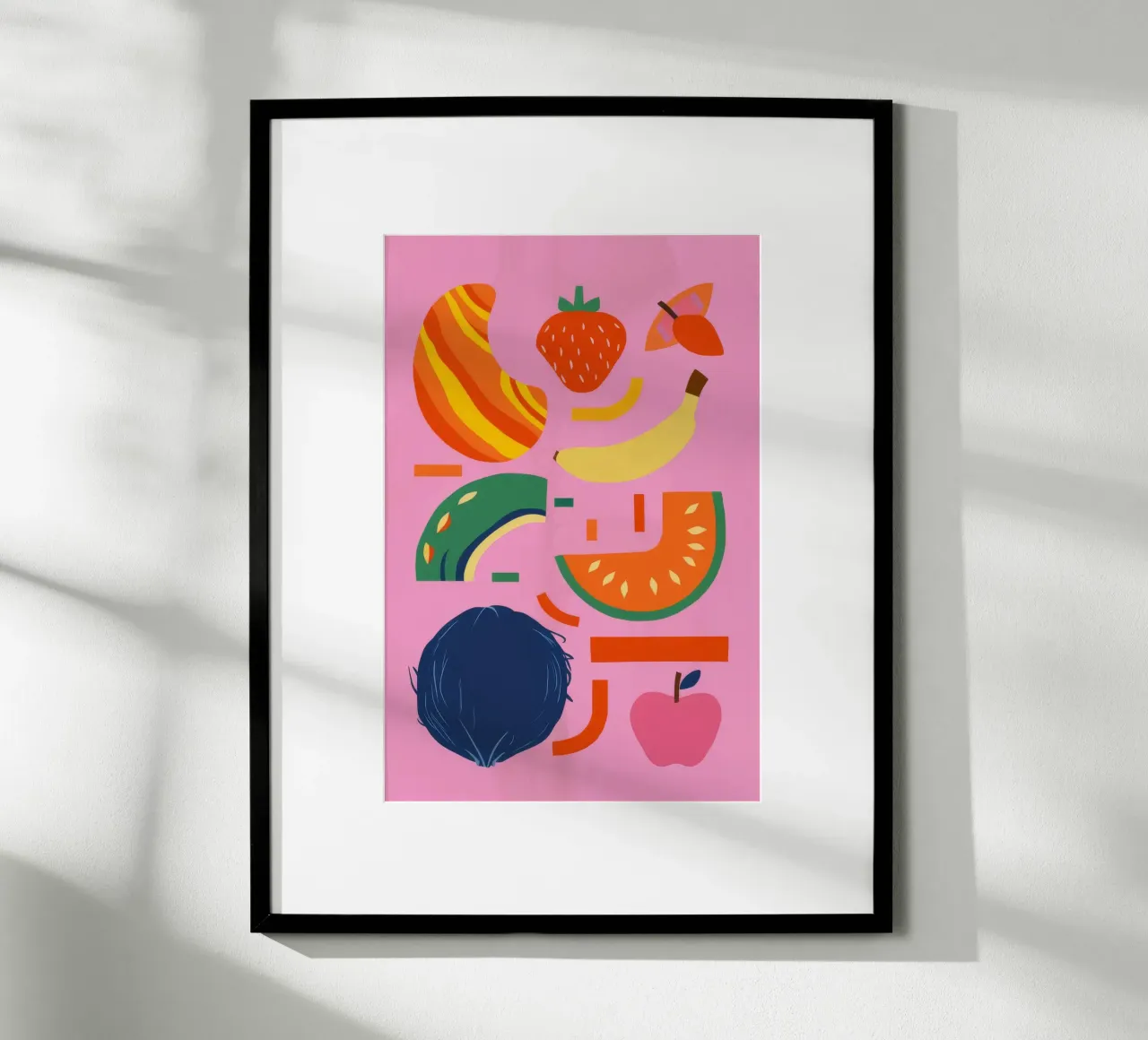 Medley di frutta Pop Art carta hahnemühle da Ember Stone