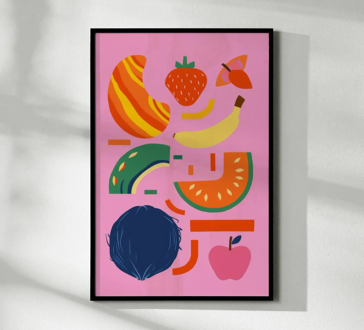 Medley di frutta Pop Art carta hahnemühle da Ember Stone