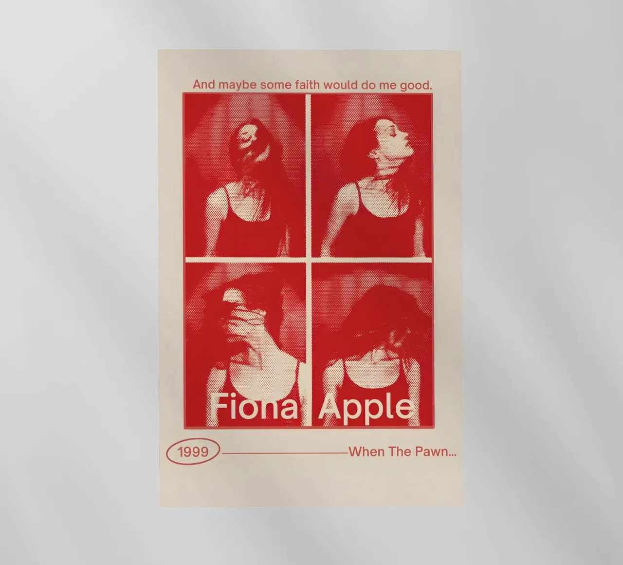 Fiona Apple pellicola backlit da Attaboy Dsgn